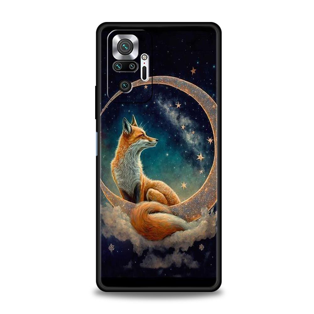 

Animal The Fox Phone Case Cover for Redmi 13C 10C Note 13 12 10 11 Pro Plus 7 8T K40 K50 Gaming Pro Plus 5G Soft Shell Capas Bag redmi note 11