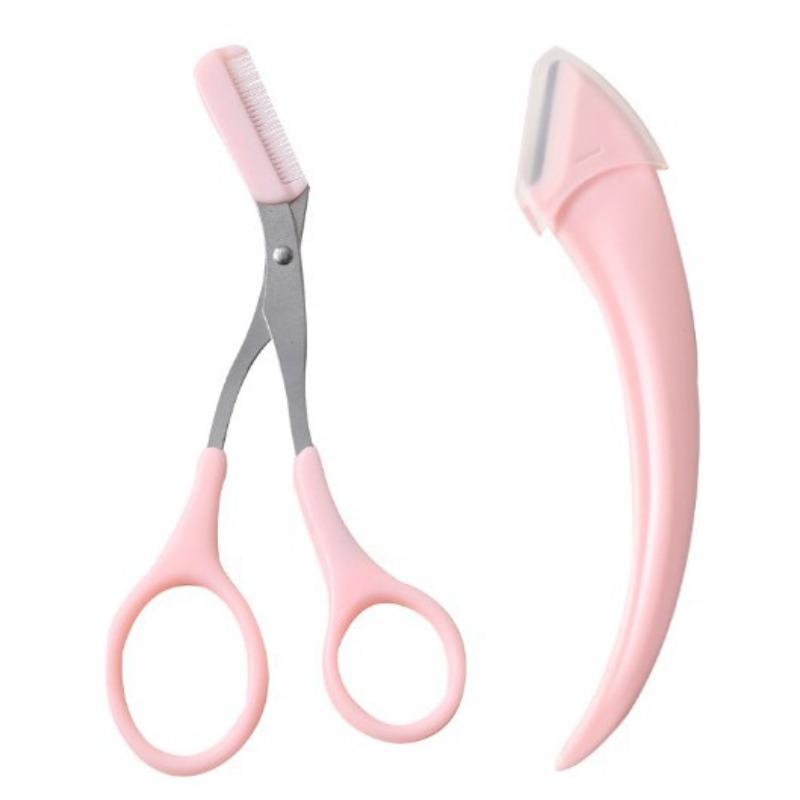 Crescent Eyebrow Shaping Knife, Eyebrow Shaving Knife, Safe Eyebrow Shaving Knife for Female Beginners, Safe Eyebrow Shaping Tool