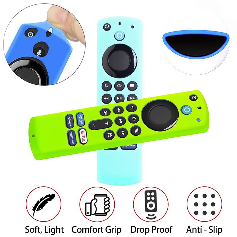 Silicone Remote Cover Case Tv Tcl Protector Amazon Fire TV Stick 4K Silicone Case Control Protector
