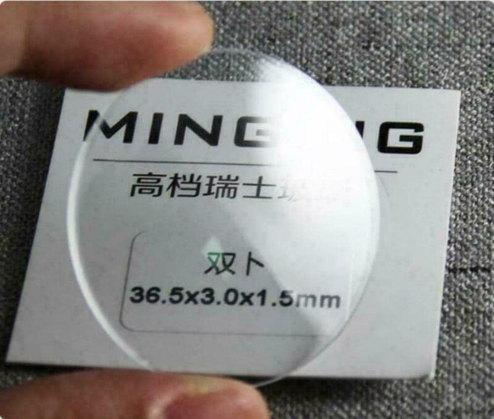 2023 Thick Double Dome Mineral Watch Quartz Glass Watch Repair Parts 1.5mm
