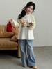 Girls' Cute Cartoon Long-Sleeve T-Shirt - Kids' Stylish Spring Hoodie Base Layer 2026