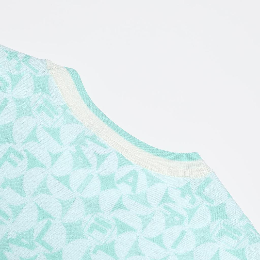 FILA Printed Round Neck Pullover Short Sleeve T-Shirt Women Tops Multicolor F11W334401FZA