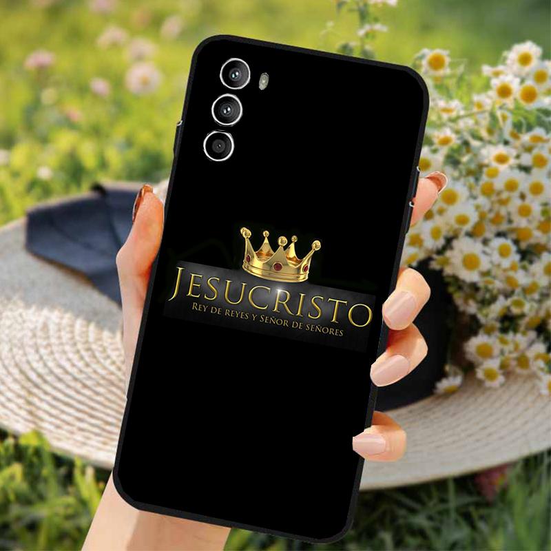 Phone Case For Moto G84 G04 G22 G31 G32 G42 G52 G10 G20 G30 G60 G13 G14 G50 G100 G73 G23 Jesus Case Moto G31