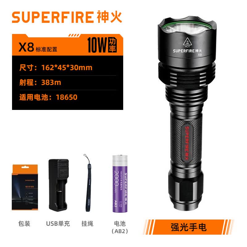 SupFire Tactical LED Flashlight