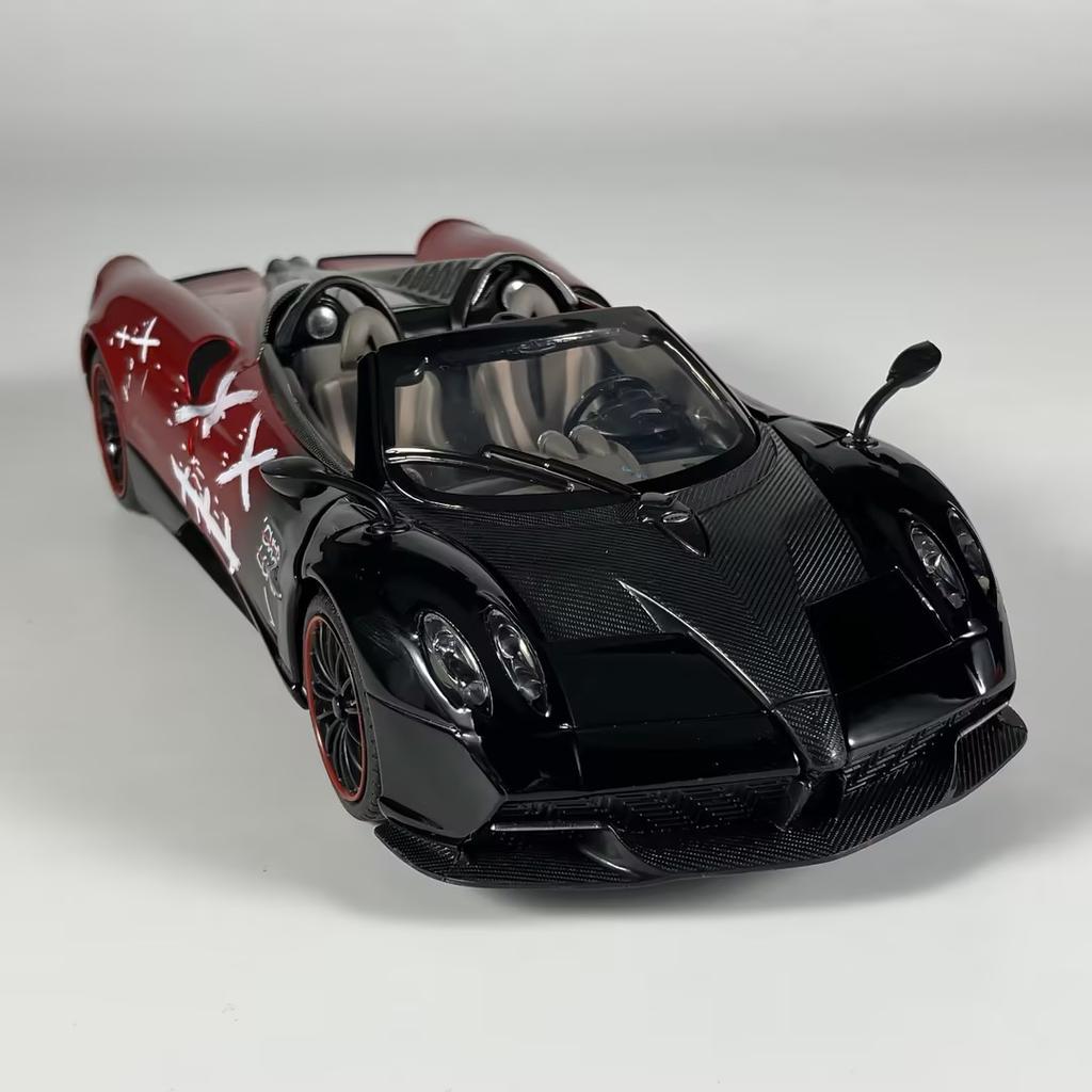 1:24 Pagani Huayra Roadster Supercar Alloy Metal Diecast Model Car Home Decoration & Computer Desktop Ornaments Holiday Present