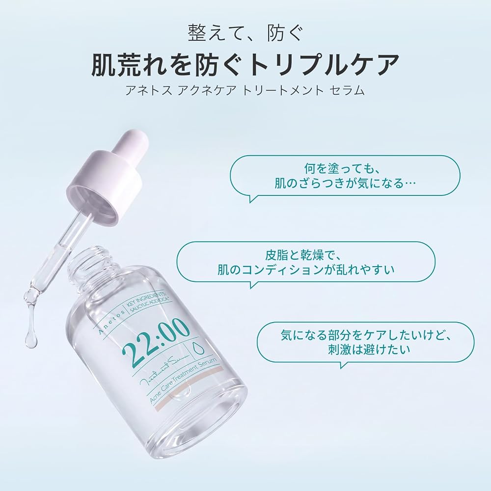 Anetos Treatment Serum BHA Glycyrrhizic Acid 2K CICA Pore Care 15mL