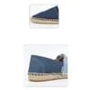LUXSOLE Espadrilles Women's Shoes Luxury Denim PATCHWORK  Flat Platform  Stylish and Trendy Footwear for Fashion-Forward Females