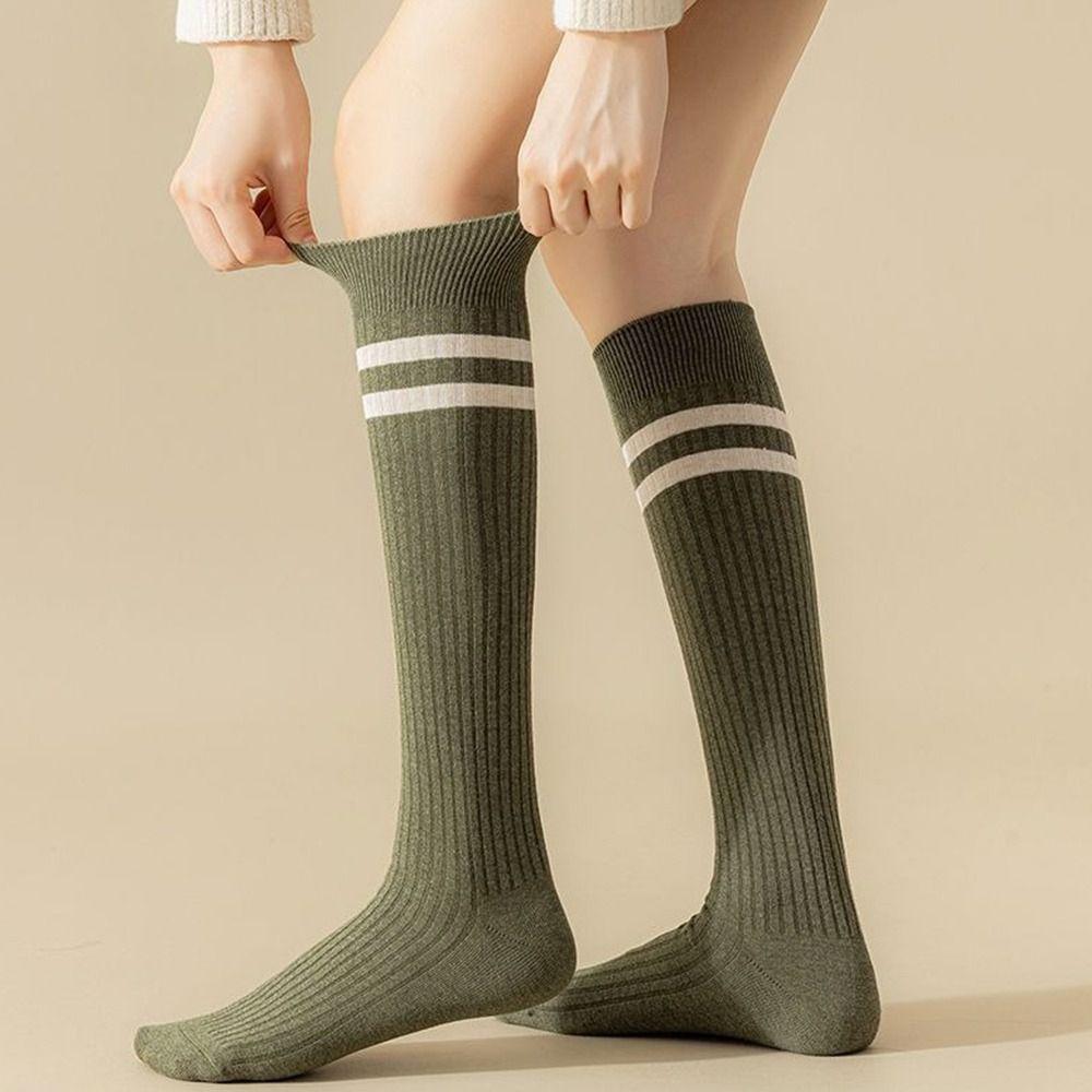 Knitted Cotton Socks Polyester Cotton Lolita Stockings Women Derss Women Socks