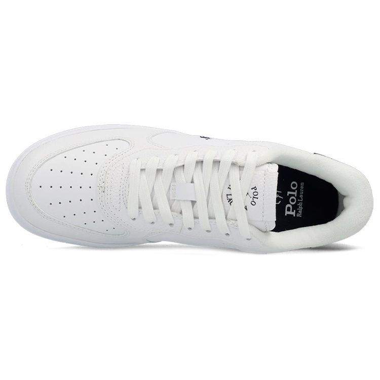 Polo Ralph Lauren Leather Low-Top Fashion Sneakers Unisex Sneakers White 809891791004
