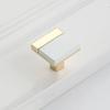 2pcs Single Hole Cabinet Handles for Dresser Drawers Bedside Table Kitchen Cupboard with Screws Closet Pulls