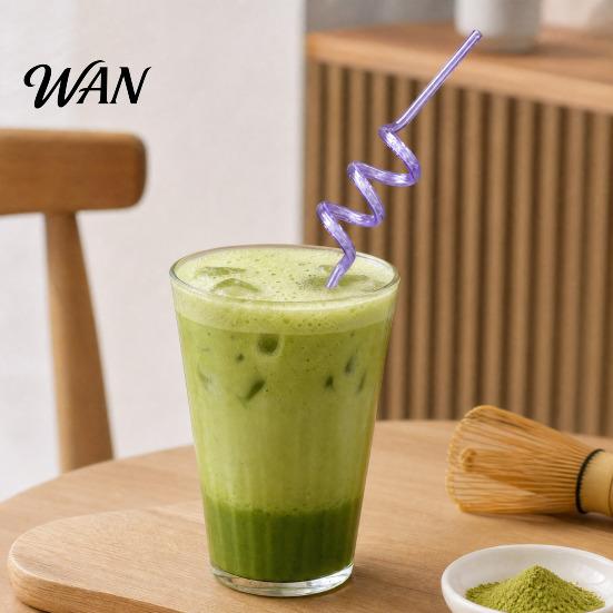 Creative Plastic Straws 10PCS Spiral Straws, Colorful Twisted Translucent Drinking Food-Grade Party PETG Reusable Drink Accessories for Cocktails