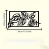 Metal Leaf Wall Art Rustproof Sculpture Outdoor Garden Decor