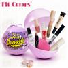 Beauty Surprise Makeup Ball Gift Set, 11-in-1 Multi-Functional Cosmetic Kit with Lipstick, Concealer, Lip Gloss, Beauty Sponge Holiday Gift