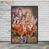 Shiva Hinduism Goddess of India Wall Art Canvas Painting God of Destruction Wall Pictures For Living Room Nordic Poster Unframed