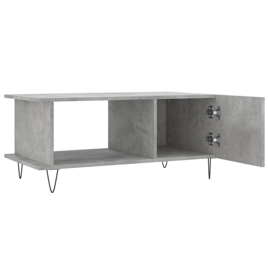  Coffee Table, Concrete Grey, 90x50x40 Cm