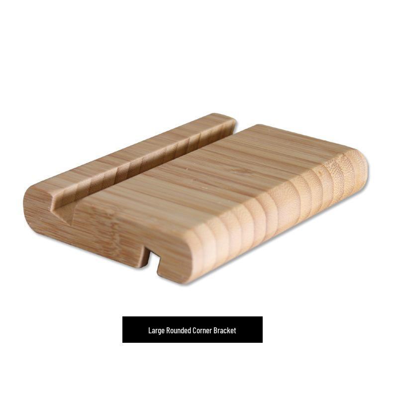 Bamboo Adjustable Angle Phone & Tablet Stand with Rechargeable Feature