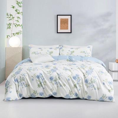 Mercury Home Textiles Moonlit Floral 4-Piece Bedding Set