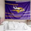 Minnesota Vikings Logo Tapestry Accessories Playroom Tapestry, for Bedroom,Livingroom, dormitory Room Wall Decor Fan Birthday Gifts