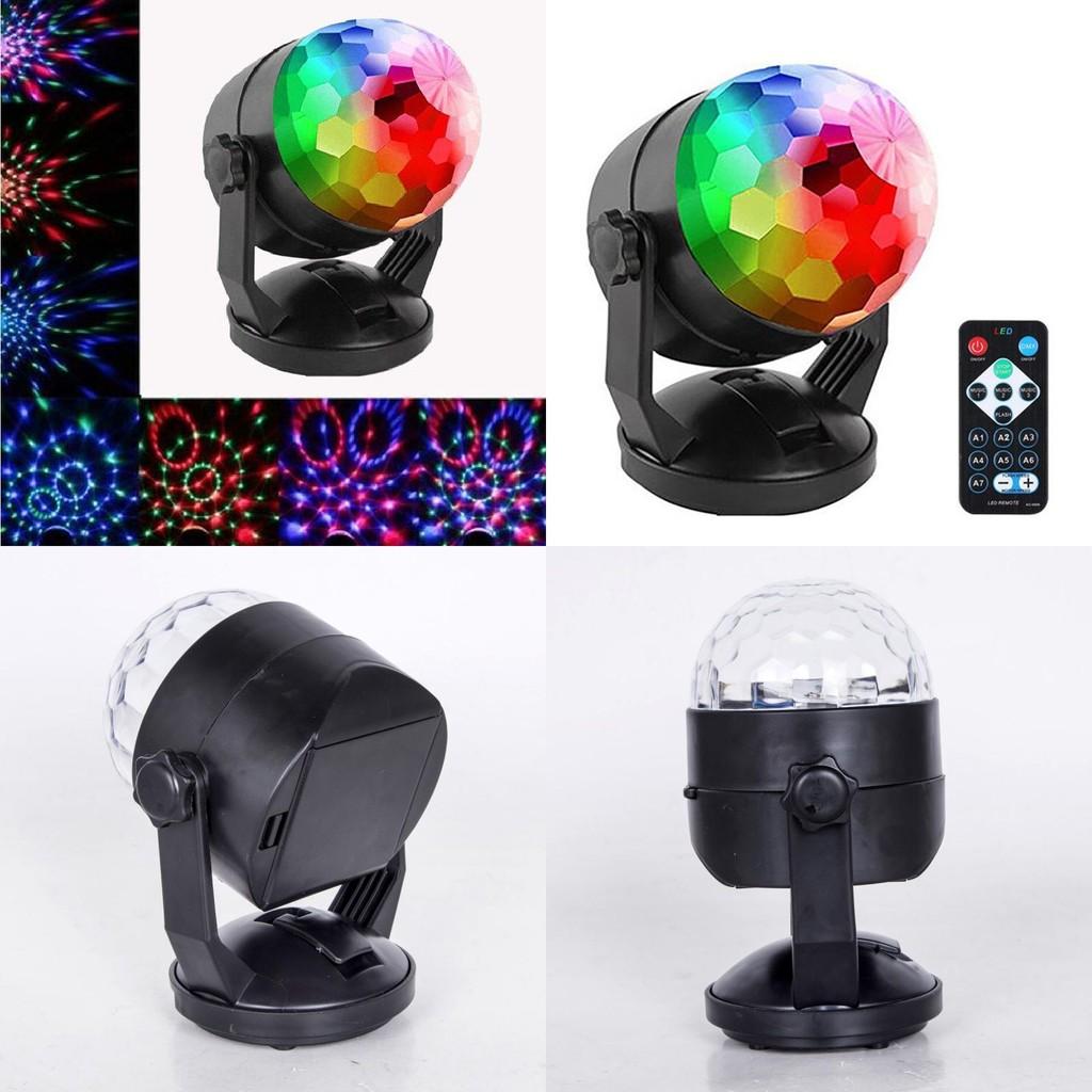 Colorful Rotating Led Projection Light With Remote Control For Car And Home Entertainment