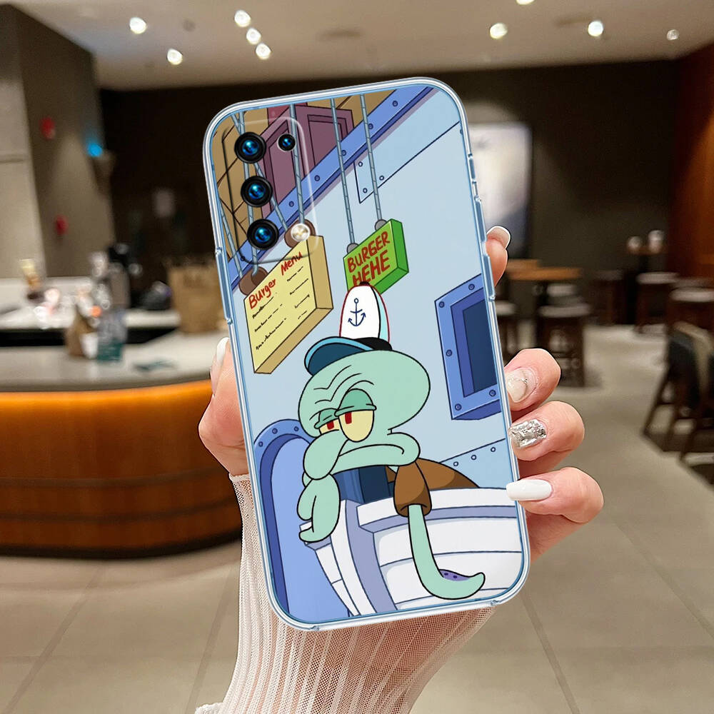SpongeBob Case for Motorola G10 G20 G04 E30 E40 E22 E20 E13 E15 G22 G23 G05 G75 G35 G55 E22S E7 G6 G7 G8 G9 Plus Power Play
