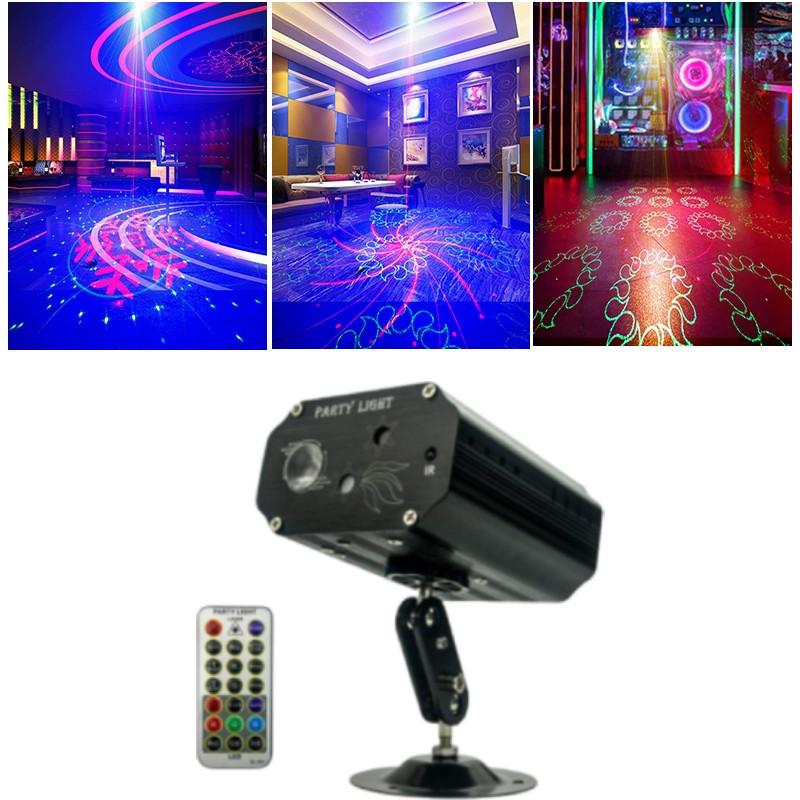 Mini Laser Light Ktv Party Lighting With Sound Control For Indoor Dance Venues