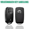 Pro VW Volkswagen Jetta MK5 Golf 14mm Znak na klíč od auta Samolepka Logo na dálkový ovladač klíče Pro Volkswagen VW Golf GTI Passat Tiguan Arteon