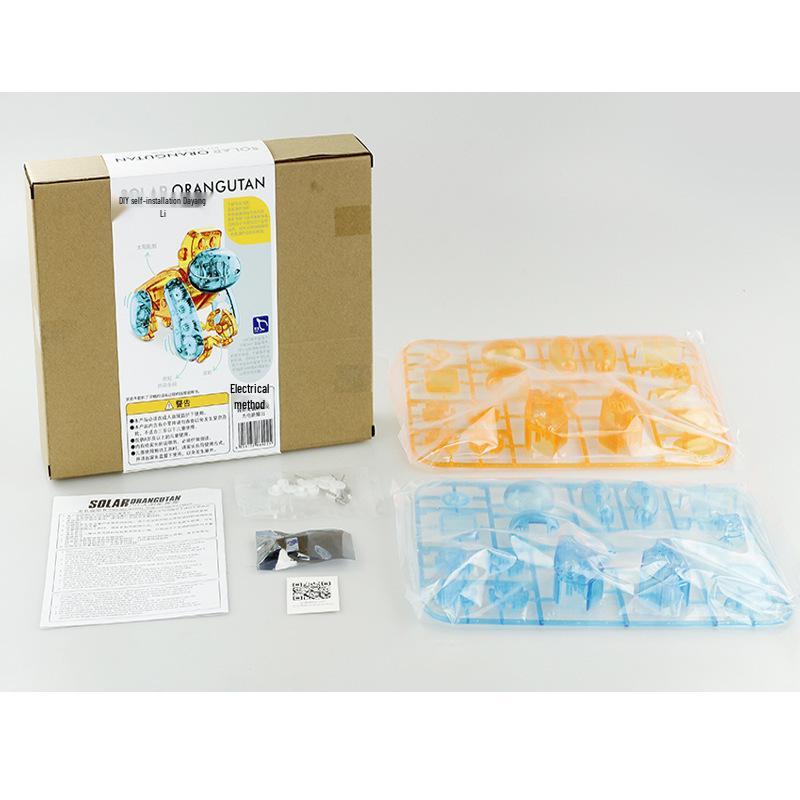 Solar-Powered Mechanical Dog & Cow Educational Toy Kit for Boys Ages 8-9