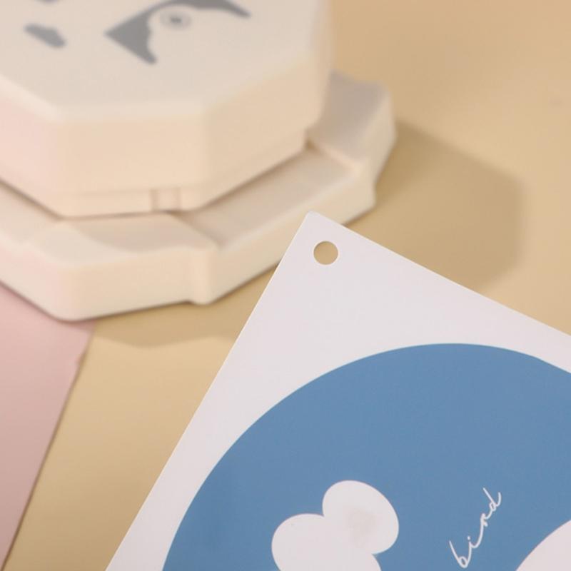 4 In 1 Scrapbooking Edge Decorator Efficient Hole Punch High Capacity for Quick Document Handling with Compacts Size