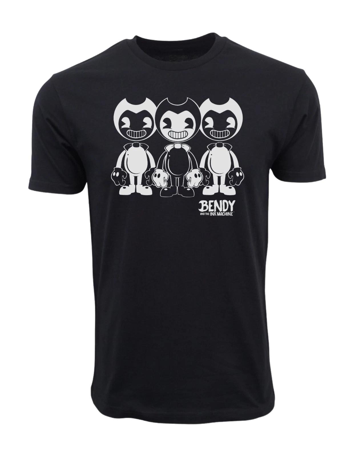 Unisex Adult Casual Graphic BENDY AND THE INK MACHINE LINE UP T SHI... S