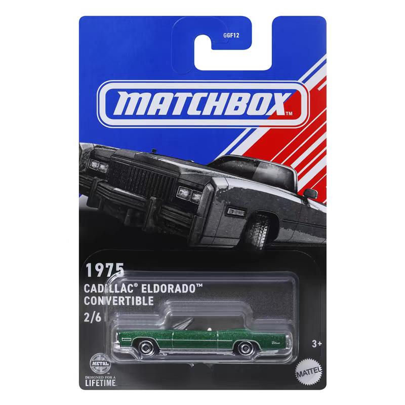 Matchbox GGF12D Muscle Cars Set  Chevrolet Ford Cadillac Volkswagen 1:64 Alloy Diecast Model Vehicles, Toy Gift for Kids
