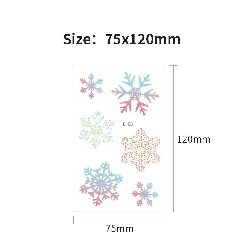 New luminous tattoo stickers small fresh fashion personality luminous stickers temporary tattoo stickers