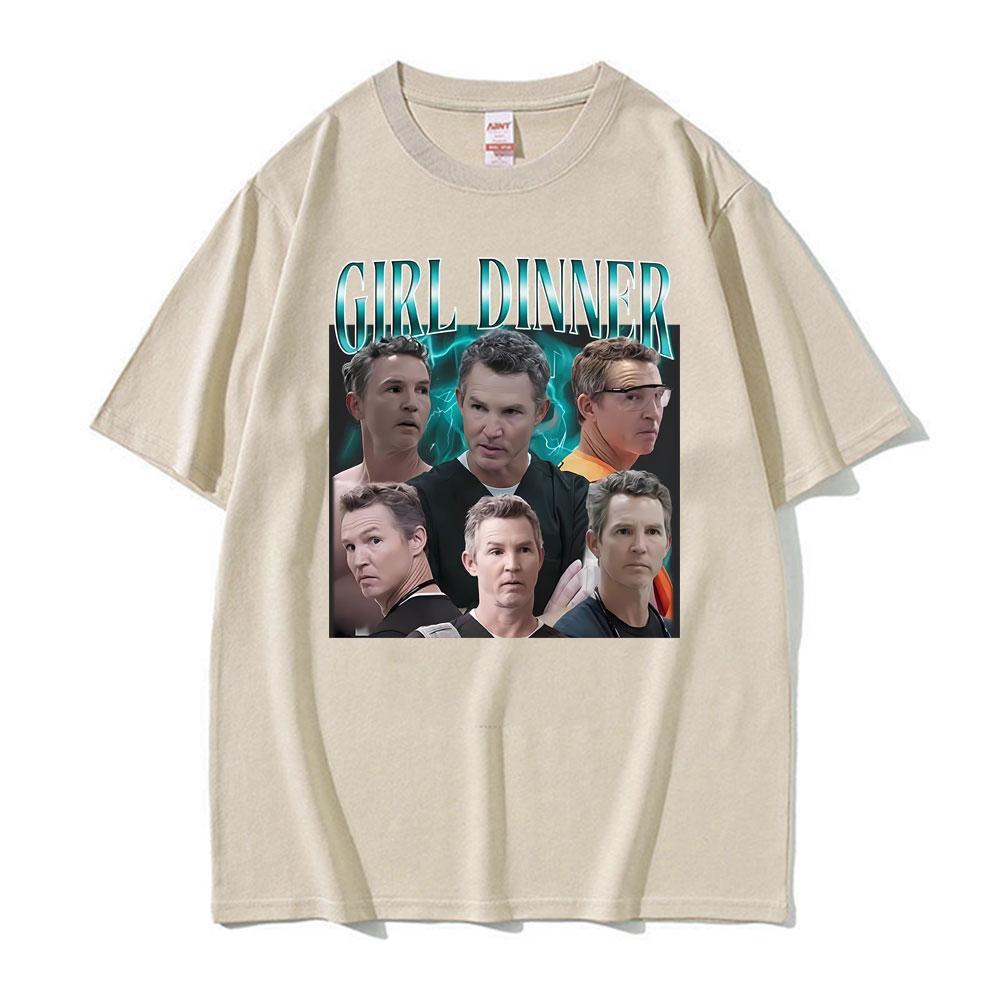 

Dr Jack Abbot Gir Dinner Funny Graphic Tee Shirt Unisex Women Fashion Vintage Oversized Loose T Shirts 100 Cotton Casual Tshirt 2XL