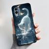 Casing For Nokia X30 5G Case Aesthetic Fashion Cute Cat Astronaut Cartoon Black Silicone Soft Shockproof Phone Case Back Cover