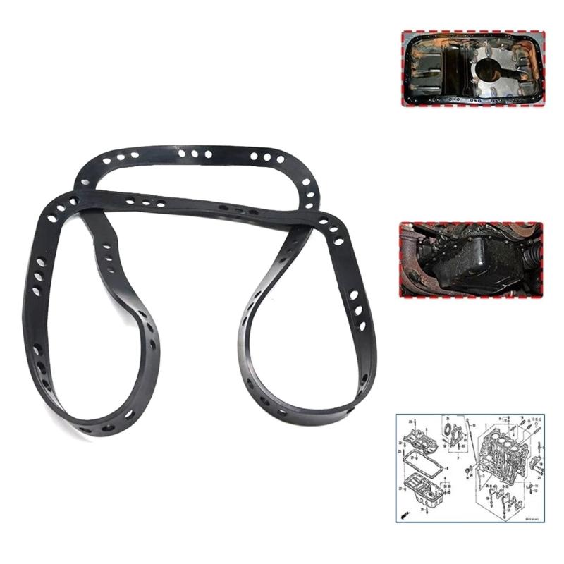 Heat Resistant Oil Pans Sealing Gasket Seal Suitable for 11251P30004 11251PR3000 Enhances Engine Protection & Longevity