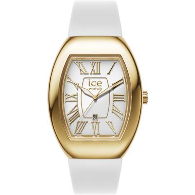 Autoriseret forhandler Ice Watch Dameur 024049 Kuppel Metal Hvidguld Lille Sekundviser Dato [Ice-watch] [ICE boliday]