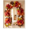 Artificial Maple Leaf Garland 175cm Realistic Decorative Vine for Halloween Autumn Party Home Indoor Outdoor Display