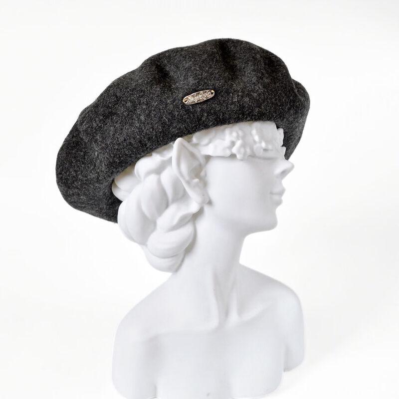 Женская осенне-зимняя беретка, ручной работы L (58-60cm)