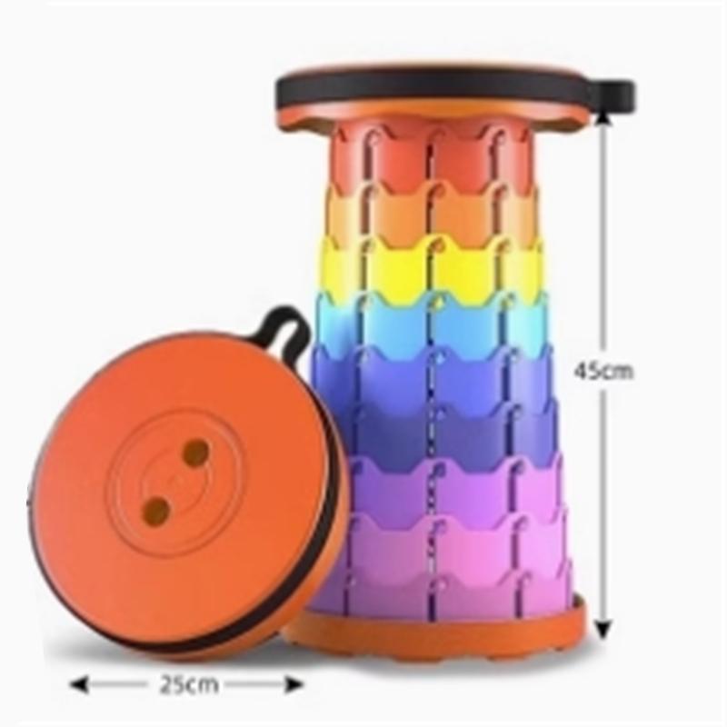 CE Certified Collapsible Stool with Round Modern Design for Garden Outdoor Use Portable Folding Paper Seat 12kg