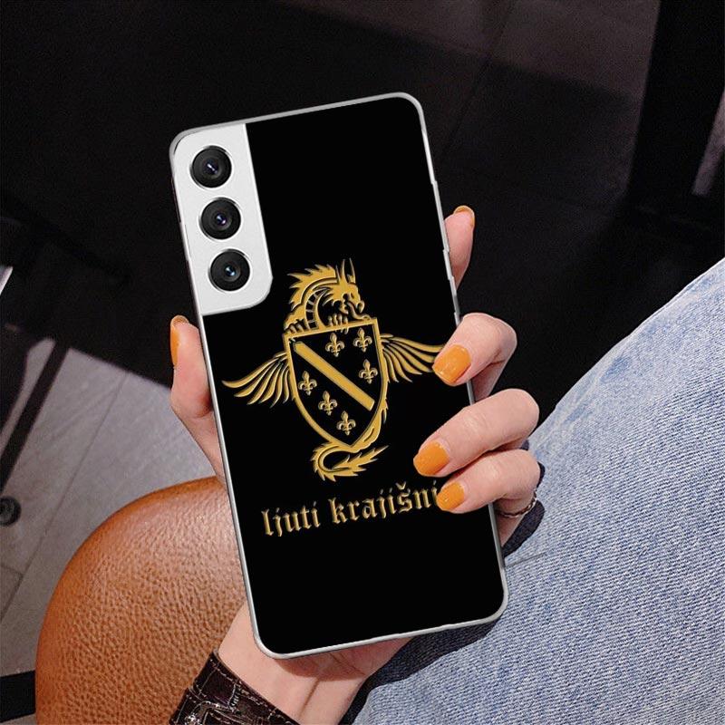 Bosnia And Herzegovina Flag Phnoe Case for Samsung Galaxy S26 S25 Edge S23 S24 Ultra S22 Plus S21 S20 FE Unique Cover Soft Coque
