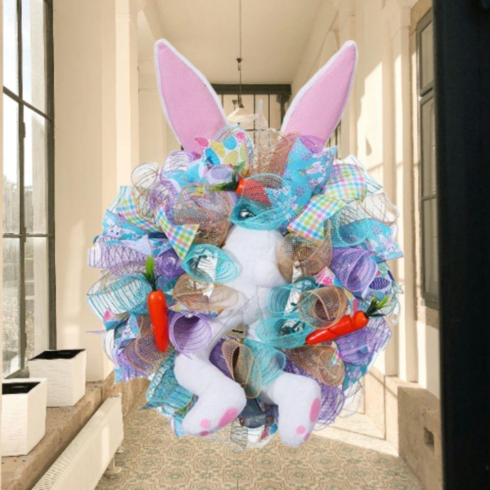 Handmade Easter Bunny Door Hanging Spring Front Door Hanging Garlands  Party Favors
