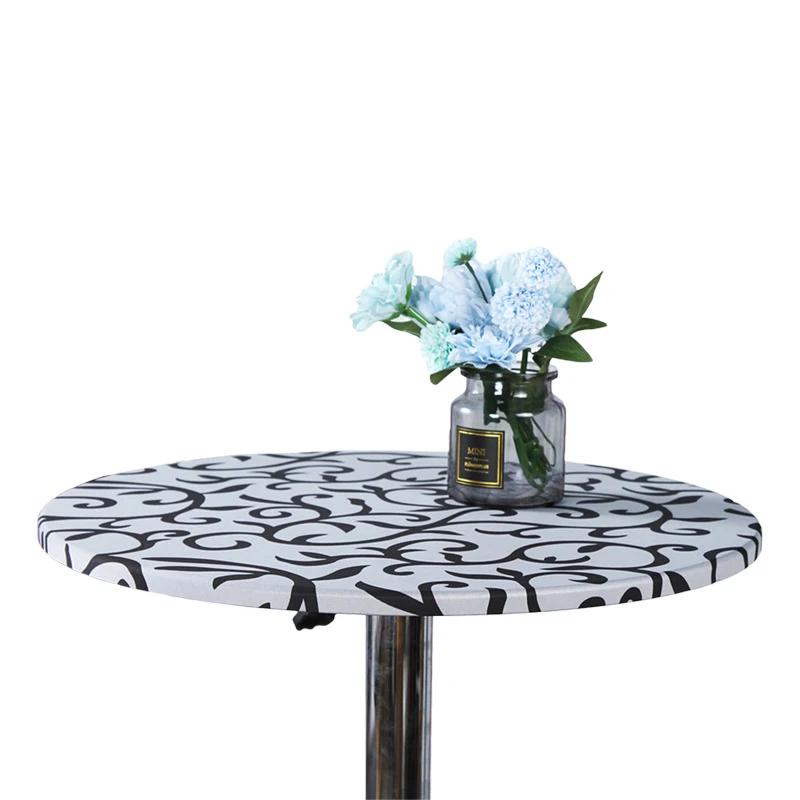 60/70/80/90/100/120/150cm Diameter Round Tablecloth Cocktail Table Cloth Coffee Bar Table Cover Wedding Party Table Cover Decor