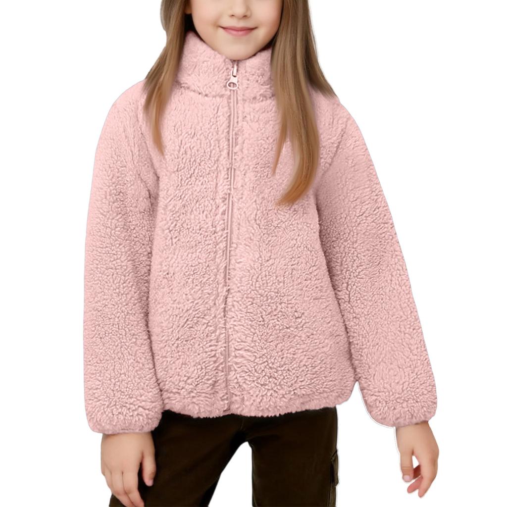 Kids' Girls' Coral Velvet Top Warm Coat Warm Coat
