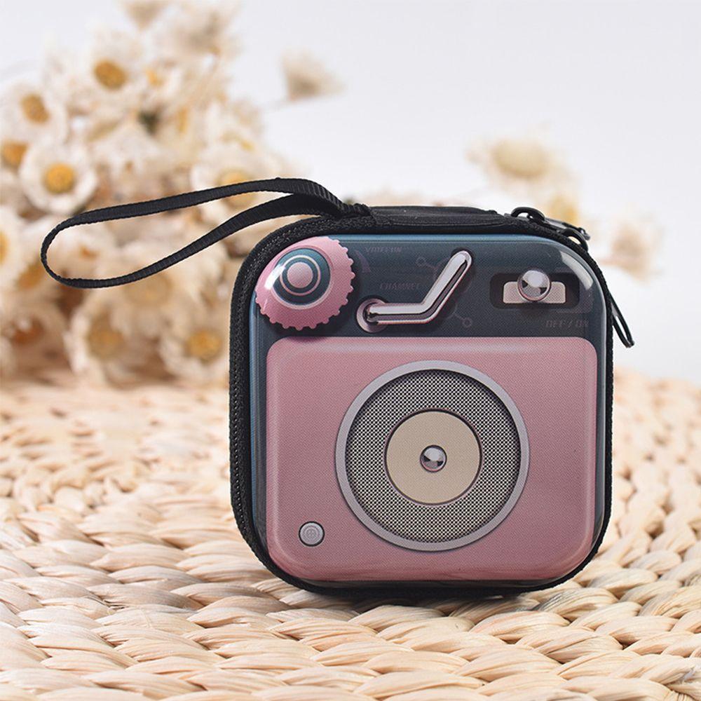 Player Pattern Small Wallet Earphone Cable Storage Bag Coin Purse Cute Cartoon Change Zipper Pocket
