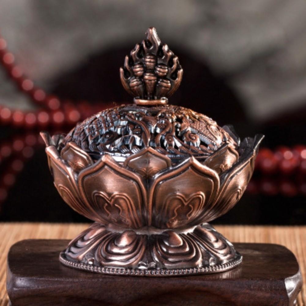 Incense Tools Lotus Flower Incense Burner Single Layer Incense Art Ornaments