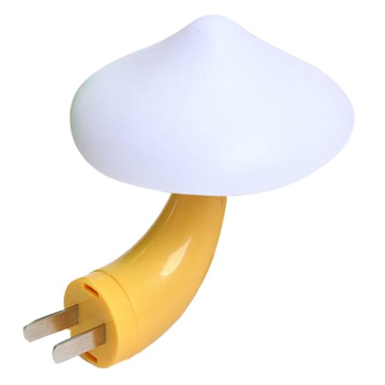 

Night Light Mushroom Shape LED Night Light Plug-in Adapter Soft Warm Light Decorative Lighting US Plug