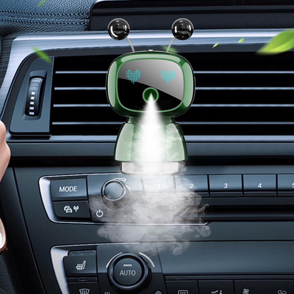 Smart Car Perfume, Cute Design, Adjustable Concentration, 50ml Natural Perfume, Portable Waterless Car Vent Clip- Perfume