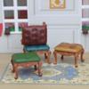 Puppenhaus Miniaturen Möbel Stühle Vintage Accessoires Spielzeugmöbel Ornament