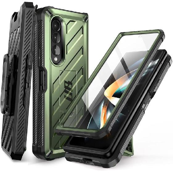 SUPCASE Case for Samsung Galaxy Z Fold 4 5G (2022), Bumper Case Robust Mobile Phone Case Premium Protective Case [Unicorn Beetle] with Integrated