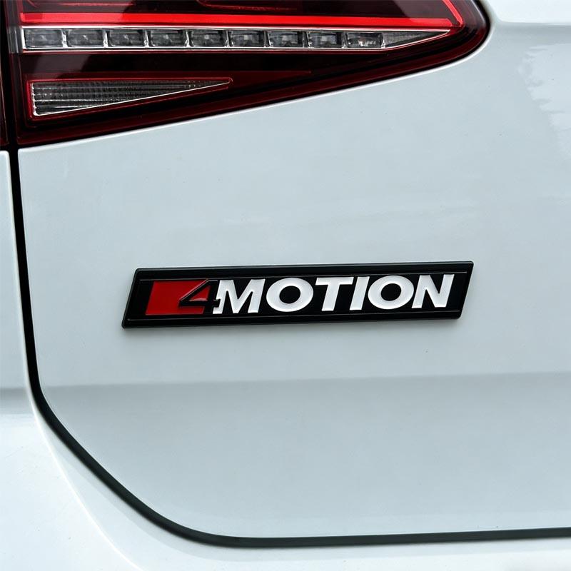 3D Metal 4MOTION Decorative Sticker For VW Passat Tanyue Golf Car Modification Parts Zf7