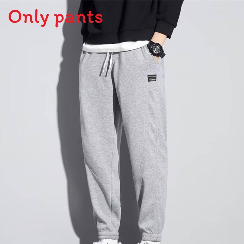 Spring Autumn Loose Fit Jogging Pants With Drawstring For Teenagers Casual Wear